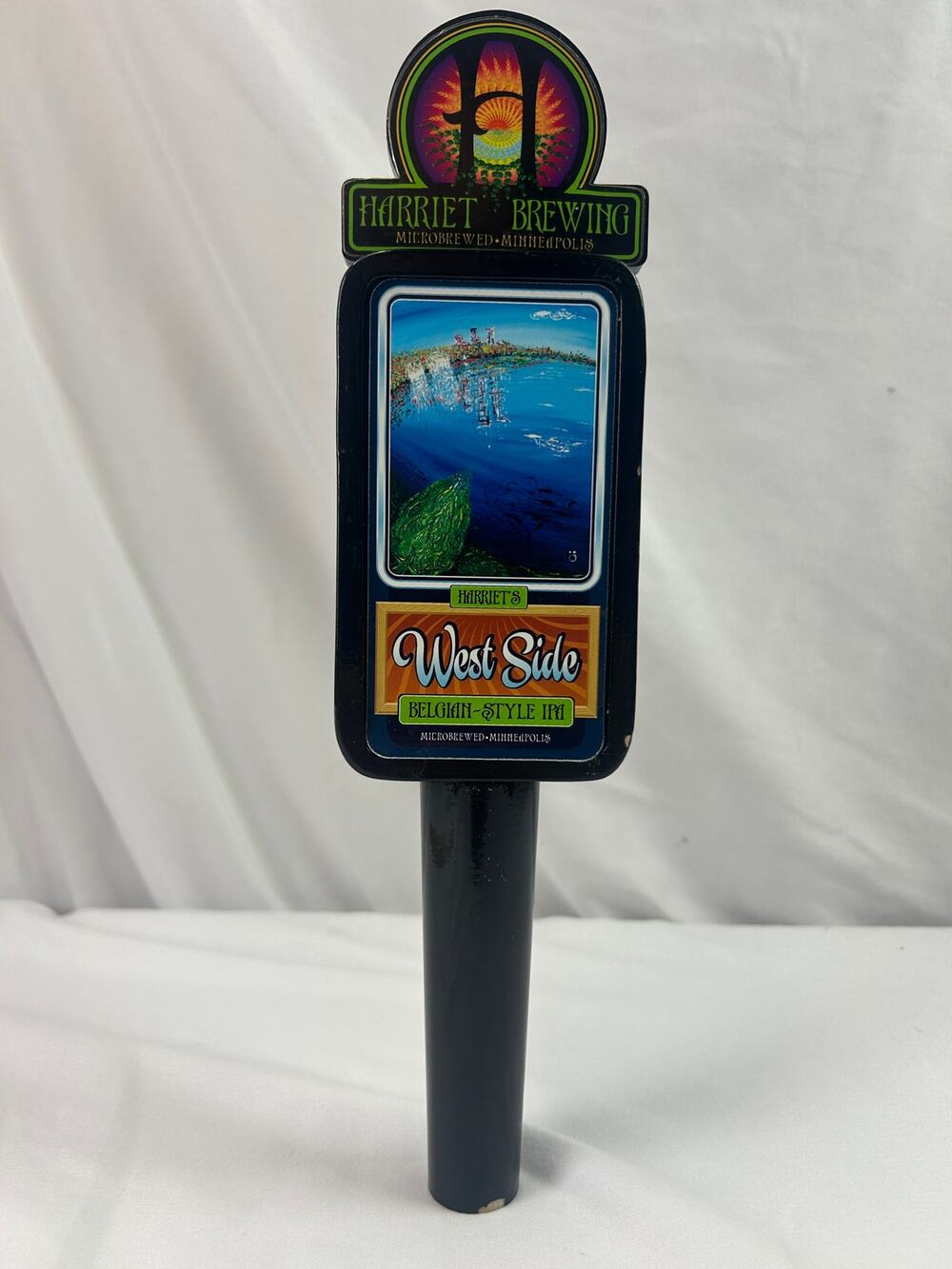 Harriet Brewing West Side Belgian IPA Beer Tap Handle Minneapolis Minnesota